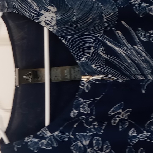 Chico's BLACK LABEL Full Zip 3/4 sleeve  lightweight jacket like new size 3 (16) - Picture 5 of 10